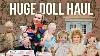 Huge Doll Haul Unwrap With Me Raggedy Ann Vintage Antique German Dolls Dollhouse
