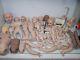 Huge Lot Of 100+ Ceramic Doll Parts Heads, Arms, Bodies, Hands Vintage 1980s