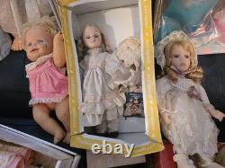 Huge lot of Vintage, Porcelain, Modern Dolls / Collectables, Baby Carriage