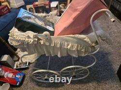 Huge lot of Vintage, Porcelain, Modern Dolls / Collectables, Baby Carriage