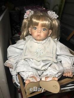 Hunted Vintage Geli Porcelain Creepy Doll Made In Mexico