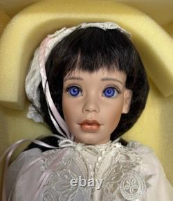 IN BOX Vintage Elke Hutchens DAPHNE Elke's Originals Porcelain 24 Doll with COA