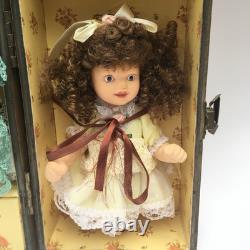 In Original Box Vintage Porcelain Doll Set Accessories Girls Toys Collectible