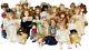 Job Lot 26 Vintage Porcelain Dolls For Ooak/customization Rooted Eyelashes Wigs