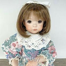 Jenny Expressions by Dianna Effner Vntg 1992 18 Porcelain Girl Doll Brown OOAK