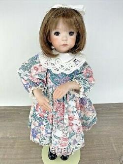 Jenny Expressions by Dianna Effner Vntg 1992 18 Porcelain Girl Doll Brown OOAK