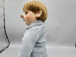 John John JFK Jr Farewell Salute Danbury Mint Porcelain Doll Elke Hutchens NEW