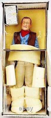 John Wayne The Duke 21 Porcelain Doll Franklin Heirloom Vintage 1990