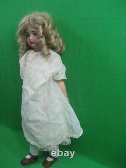 K&R Simon Halbig Doll Open Mouth Teeth Jointed Bisque 403 Germany