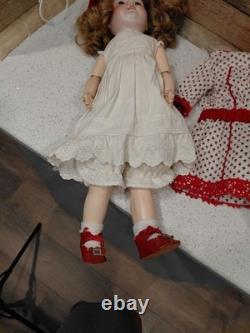 Kestner 168. 19.5 Damaged Beautiful Costume