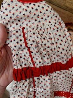 Kestner 168. 19.5 Damaged Beautiful Costume