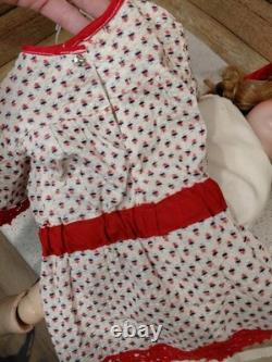 Kestner 168. 19.5 Damaged Beautiful Costume