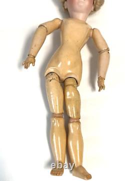 Kestner Antique 162 Lady Doll Gibson Girl Jointed Body 16 Orig Plaster Pate