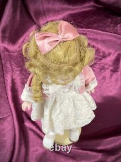 Kestner JDK #221 Googly Eye Germany Bisque Porcelain Dolls Repro Pink Costume 9