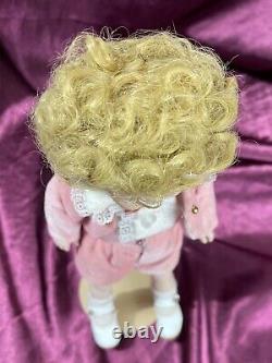 Kestner JDK #221 Googly Eye Germany Bisque Porcelain Dolls Repro Pink Costume 9