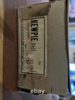 Kewpie dolls vintage porcelain Lot of dolls in Box Rose O'Neil Box