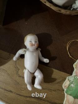 Kewpie dolls vintage porcelain Lot of dolls in Box Rose O'Neil Box