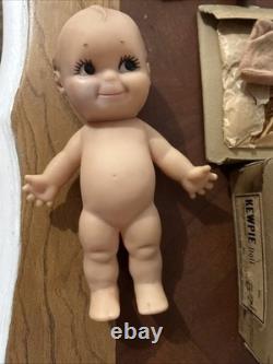 Kewpie dolls vintage porcelain Lot of dolls in Box Rose O'Neil Box