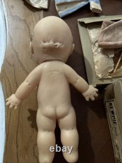 Kewpie dolls vintage porcelain Lot of dolls in Box Rose O'Neil Box