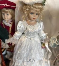 LOT6pc VINTAGE PORCELAIN DOLLS