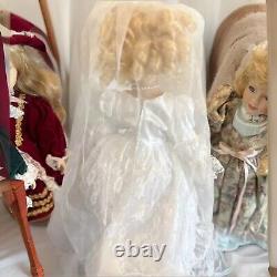 LOT6pc VINTAGE PORCELAIN DOLLS