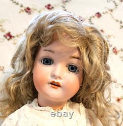 LOVELY 20 Antique German Doll -C. M. Bergmann- Great BJB, Antique Clothes