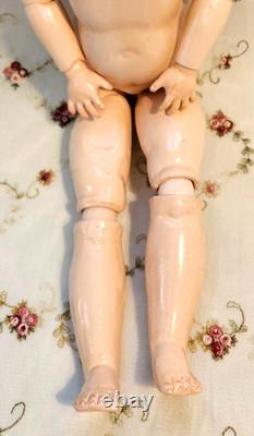 LOVELY 20 Antique German Doll -C. M. Bergmann- Great BJB, Antique Clothes