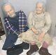 Large 34 Grandma And Grandpa Dolls William Wallace Jr Excellent Condition
