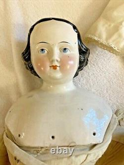 Large Kestner 26 German China Head Blue Eyes Orig Body