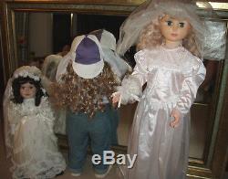 Large Lot/150-victorian Style-porcelain Dolls/barbies/vintage/babies/many Types