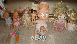Large Lot/150-victorian Style-porcelain Dolls/barbies/vintage/babies/many Types