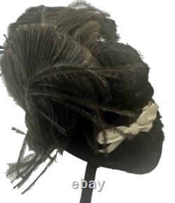 Large Victorian Doll 22 Porcelain Head Clothes Hat withStand Mid-Late 1800s Nice