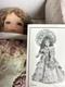 Large Vintage Rhapsody In Rose By Pamela Erff Doll Danbury Victorian New