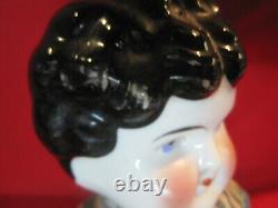 Large antique German low brow China Head doll, all original, 20 tall