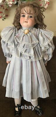 Late 1890's Antique Armand Marseille German Doll, 29 in, AM 9- DEP