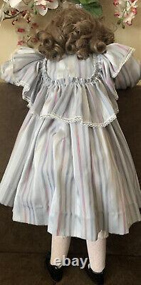 Late 1890's Antique Armand Marseille German Doll, 29 in, AM 9- DEP