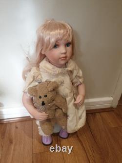 Leonardo Collection Porcelain Doll Rare Vintage Amazing Piece For A Collection