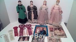 Little Women Dolls Vintage Handmade Porcelain Mary Award Winners Fawn Zeller