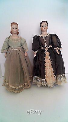 Little Women Dolls Vintage Handmade Porcelain Mary Award Winners Fawn Zeller