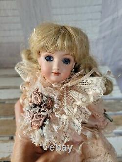 Lorna Yates doll 1983 a37 antique repro porcelain jointed doll vintage RARE
