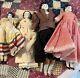 Lot Of 4 Small Early Antique China Head Dolls From Fresh 80 Year Collection