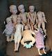 Lot Of Vintage Vernon Seeley Collectible & Other Porcelain Dolls Withbodies France