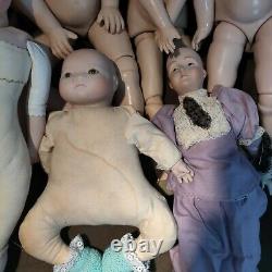 Lot Of Vintage VERNON SEELEY Collectible & Other Porcelain DOLLS withBodies France