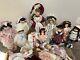 Lot Of 14 Porcelain Doll Collection, Collectible Dolls Rare Find Antique Vintage