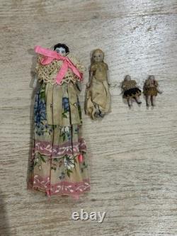 Lot of 4 Antique Porcelain Dolls
