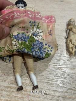 Lot of 4 Antique Porcelain Dolls