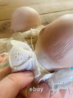 Lot of 4 Vintage Yolanda Bello Cutest Babies Porcelain Dolls Signed AS IS