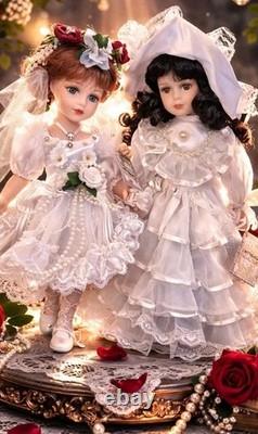 Lot of 5 Vintage Porcelain Dolls MYD 1988 + Cathay Collection Victorian Style