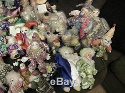 Lot of 60+Vintage Large Clown Collection