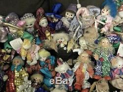 Lot of 60+Vintage Large Clown Collection